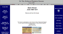 Desktop Screenshot of drrobinsonmuseum.org